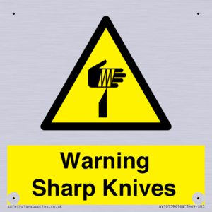 Warning Sharp Knives
